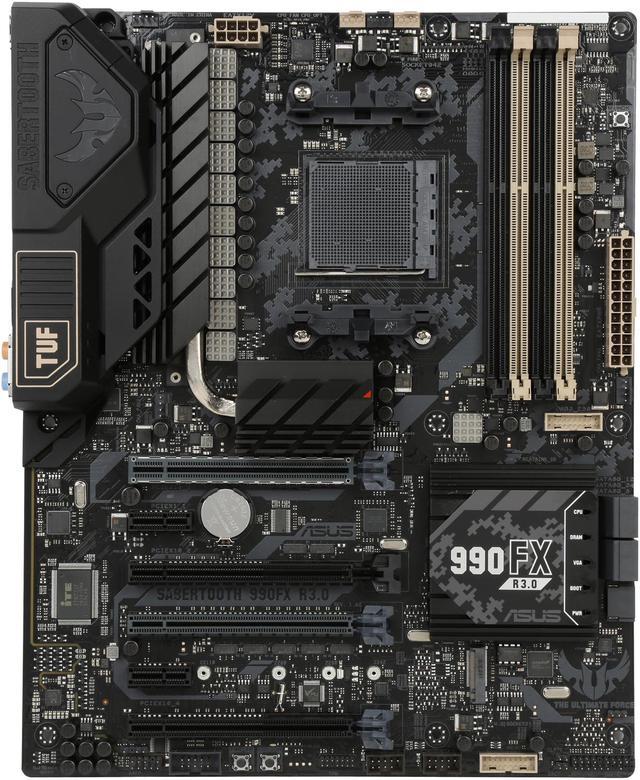 ASUS TUF TUF SABERTOOTH 990FX R3.0 AM3 ATX Motherboards AMD