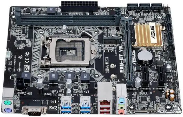 Alt view image 3 of 5 - ASUS E3M-ET V5 LGA 1151 Intel C232 SATA 6Gb/s USB 3.0 mATX Intel Motherboard
