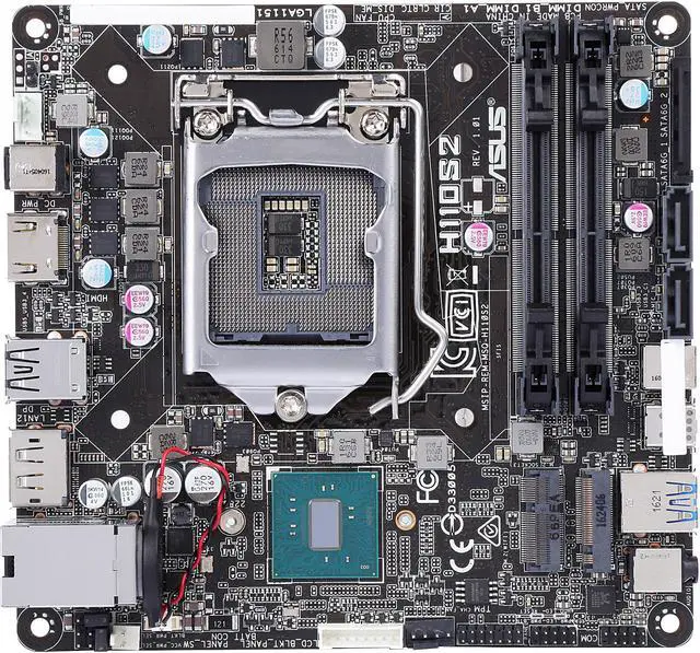 Alt view image 3 of 5 - ASUS H110S2/CSM LGA 1151 Intel H110 HDMI USB 3.0 Mini STX Motherboards - Intel