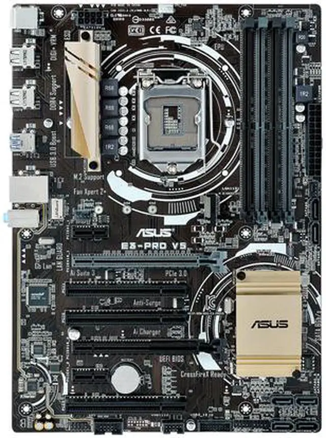 Alt view image 2 of 6 - ASUS E3-PRO V5 (ASUS-90MB0QJ0-M0UAY0) LGA 1151 Intel C232 USB 3.0 ATX Intel Motherboard
