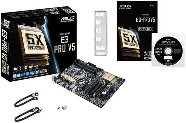 Alt view image 5 of 6 - ASUS E3-PRO V5 (ASUS-90MB0QJ0-M0UAY0) LGA 1151 Intel C232 USB 3.0 ATX Intel Motherboard