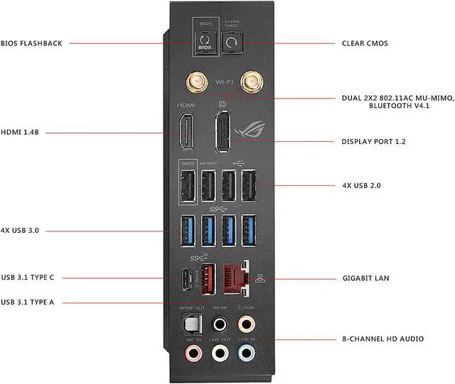 Alt view image 6 of 15 - ASUS ROG Maximus IX Formula LGA1151 DDR4 DP HDMI M.2 Z270 ATX Motherboard