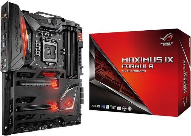 Alt view image 8 of 15 - ASUS ROG Maximus IX Formula LGA1151 DDR4 DP HDMI M.2 Z270 ATX Motherboard