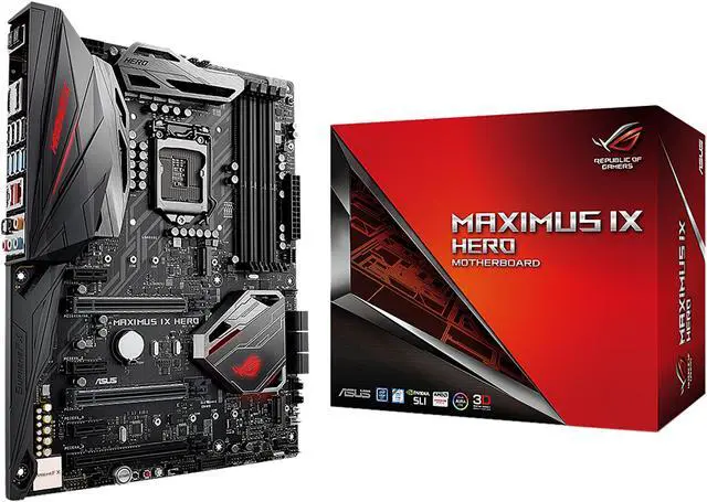 Alt view image 6 of 6 - ASUS ROG Maximus IX Hero Z270 LGA1151 DDR4 DP HDMI M.2 USB 3.1 ATX Motherboard