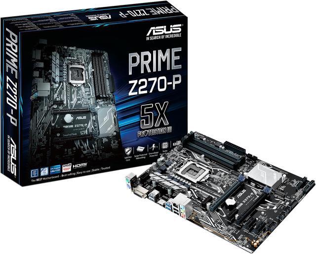 Alt view image 7 of 7 - ASUS PRIME Z270-P LGA 1151 Intel Z270 HDMI USB 3.0 ATX Motherboards - Intel