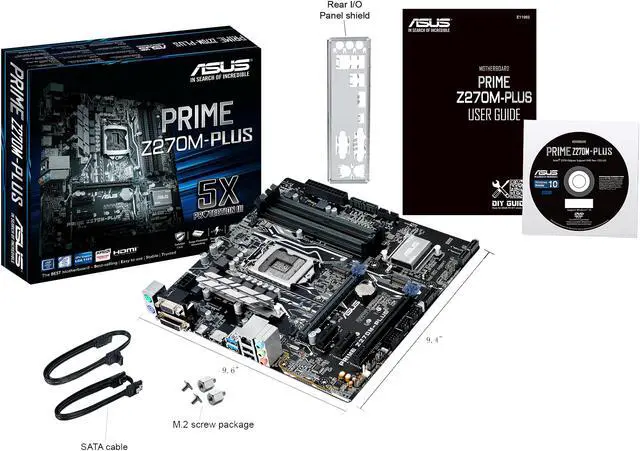 Alt view image 5 of 7 - ASUS PRIME Z270M-PLUS LGA 1151 Intel Z270 HDMI USB 3.1 Micro ATX Motherboards - Intel