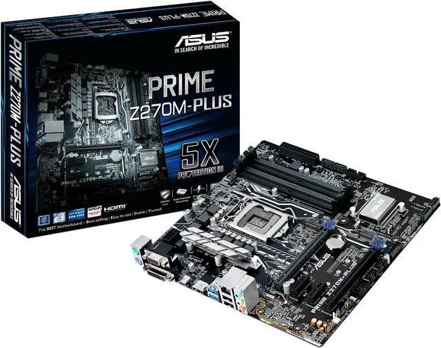 Alt view image 7 of 7 - ASUS PRIME Z270M-PLUS LGA 1151 Intel Z270 HDMI USB 3.1 Micro ATX Motherboards - Intel
