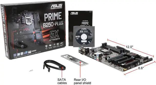 Alt view image 6 of 5 - ASUS PRIME B250-PLUS LGA 1151 Intel B250 HDMI USB 3.0 ATX Motherboards - Intel