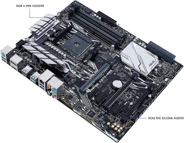 Alt view image 4 of 7 - ASUS Prime X370-Pro AM4 AMD X370 SATA 6Gb/s USB 3.1 HDMI ATX Motherboards - AMD