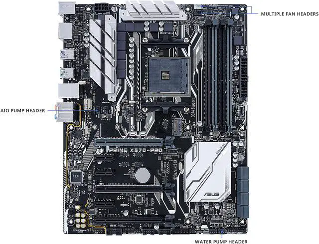 Alt view image 2 of 7 - ASUS Prime X370-Pro AM4 AMD X370 SATA 6Gb/s USB 3.1 HDMI ATX Motherboards - AMD