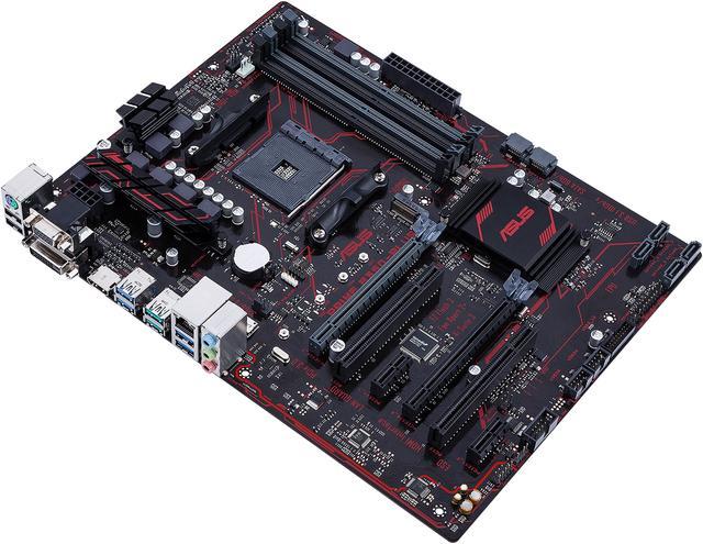 ASUS PRIME B350-PLUS AM4 AMD B350 SATA 6Gb/s USB 3.1 HDMI ATX Motherboards  - AMD