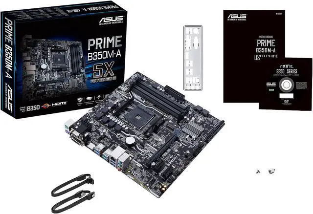 Alt view image 5 of 6 - ASUS Prime B350M-A/CSM AM4 AMD B350 USB 3.1 HDMI Micro ATX Motherboards - AMD