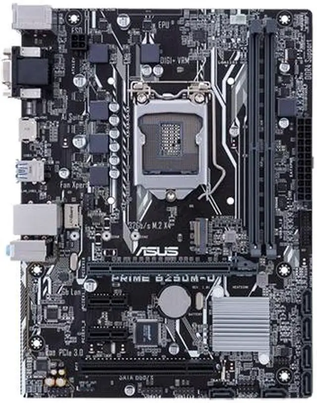 Alt view image 3 of 7 - ASUS PRIME B250M-D LGA 1151 Intel B250 HDMI SATA 6Gb/s USB 3.0 Micro ATX Intel Motherboard