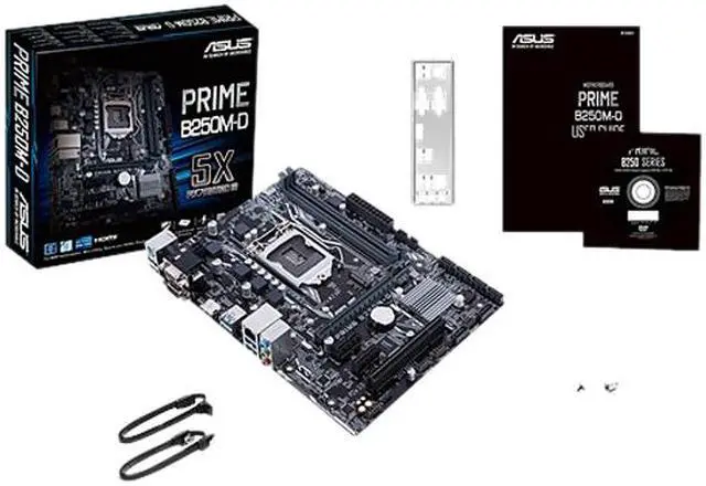Alt view image 7 of 7 - ASUS PRIME B250M-D LGA 1151 Intel B250 HDMI SATA 6Gb/s USB 3.0 Micro ATX Intel Motherboard