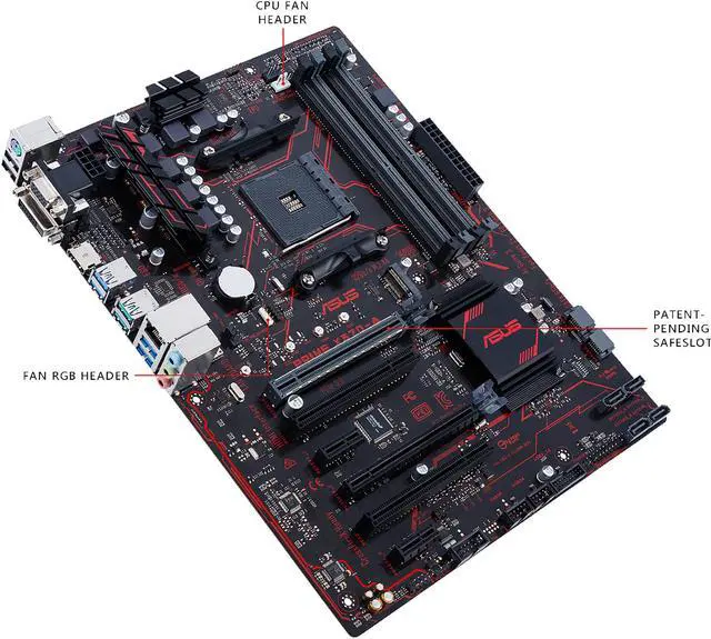 Alt view image 6 of 8 - ASUS PRIME X370-A AMD Ryzen AM4 DDR4 HDMI DVI VGA M.2 USB 3.1 ATX X370 Motherboard