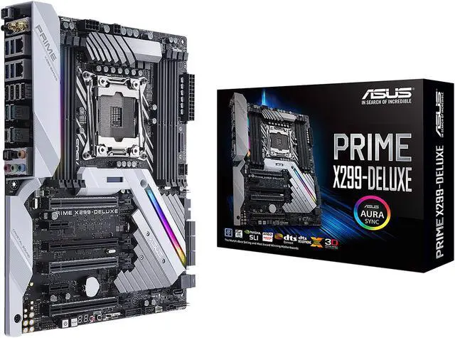 Alt view image 8 of 8 - ASUS Prime X299-Deluxe LGA 2066 Intel X299 USB 3.1 ATX Intel Motherboard