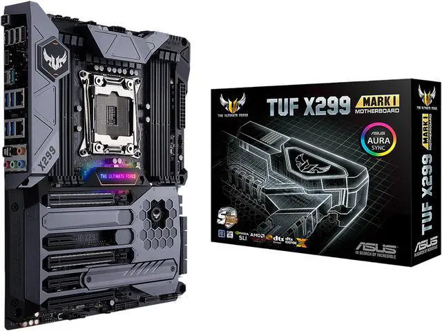 Alt view image 8 of 8 - ASUS TUF X299 MARK I LGA2066 DDR4 M.2 USB 3.1 DUAL LAN X299 ATX Motherboard for Intel Core i9 and i7 X-Series Processors