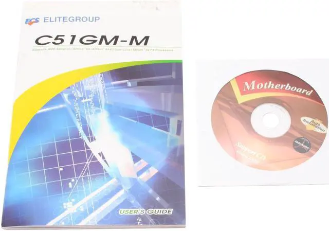 Alt view image 3 of 5 - ECS C51GM-M (V1.0) AM2 NVIDIA GeForce 6100 Micro ATX AMD Motherboard