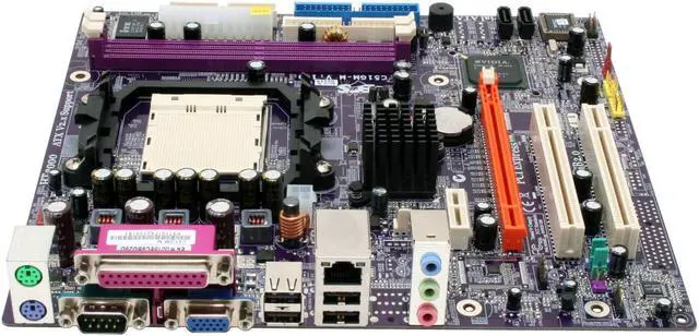 Main image of ECS C51GM-M (V1.0) AM2 NVIDIA GeForce 6100 Micro ATX AMD Motherboard