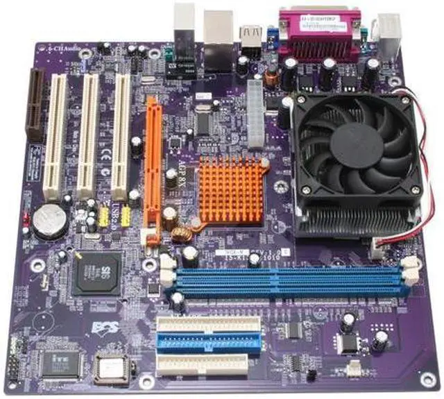Alt view image 2 of 5 - ECS 741GX-M(V1.0) w/XPM 2400+ AMD Athlon XP Mobile 2400+ A (462) SiS 741GX Micro ATX