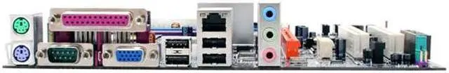 Alt view image 2 of 7 - ECS P4M890T-M2 (V1.0B) LGA 775 VIA P4M890 Micro ATX Intel Motherboard