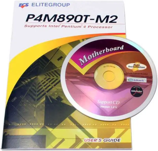 Alt view image 6 of 7 - ECS P4M890T-M2 (V1.0B) LGA 775 VIA P4M890 Micro ATX Intel Motherboard