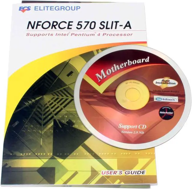 Alt view image 5 of 6 - ECS NFORCE 570 SLIT-A (V5.1) LGA 775 NVIDIA nForce 570 SLI ATX Intel Motherboard