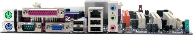 Alt view image 2 of 5 - ECS P4M800PRO-M (V2.0) LGA 775 VIA P4M800 PRO Micro ATX Intel Motherboard