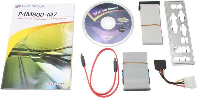 Alt view image 4 of 5 - ECS P4M800-M7 (V3.1) LGA 775 VIA P4M800 Micro ATX Intel Motherboard