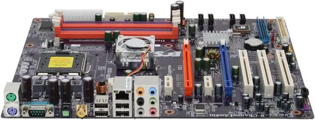 Alt view image 2 of 11 - ECS NF650iSLIT-A (V1.0) LGA 775 NVIDIA nForce 650i SLI ATX Intel Motherboard