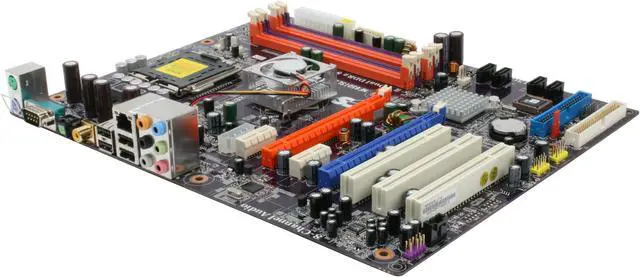 Alt view image 7 of 11 - ECS NF650iSLIT-A (V1.0) LGA 775 NVIDIA nForce 650i SLI ATX Intel Motherboard