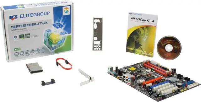 Alt view image 11 of 11 - ECS NF650iSLIT-A (V1.0) LGA 775 NVIDIA nForce 650i SLI ATX Intel Motherboard