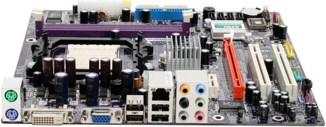 Alt view image 2 of 7 - ECS AMD690GM-M2 AM2 AMD 690G Micro ATX AMD Motherboard