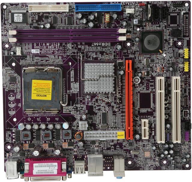 ECS 671T-M (V1.0) LGA 775 Micro ATX Intel Motherboard - Newegg.com