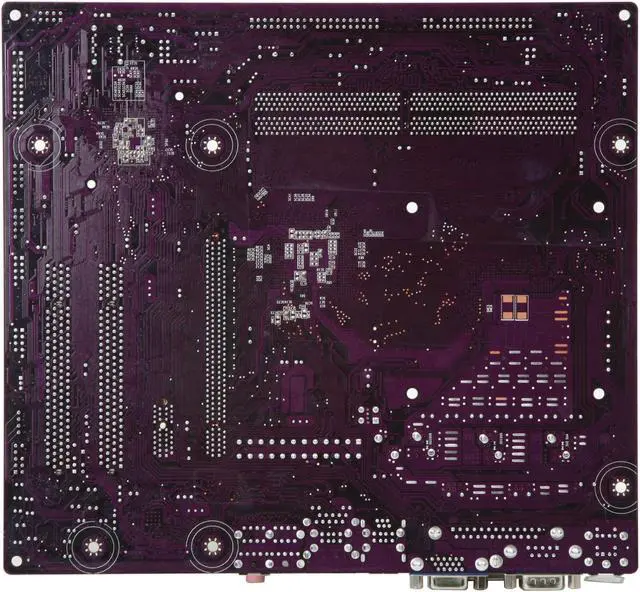 Alt view image 4 of 7 - ECS 671T-M (V1.0) LGA 775 SiS 671 Micro ATX Intel Motherboard