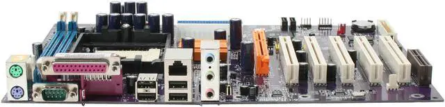 Alt view image 2 of 7 - ECS 755-A2 v1.0 754 SiS 755 ATX AMD Motherboard