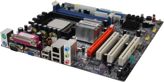 Main image of ECS RS482-M754 A 3200+ AMD Athlon 3200+ 754 ATI RS482 Micro ATX Motherboard / CPU Combo