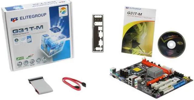 Alt view image 5 of 5 - ECS G31T-M(1.0) LGA 775 Intel G31 Micro ATX Intel Motherboard