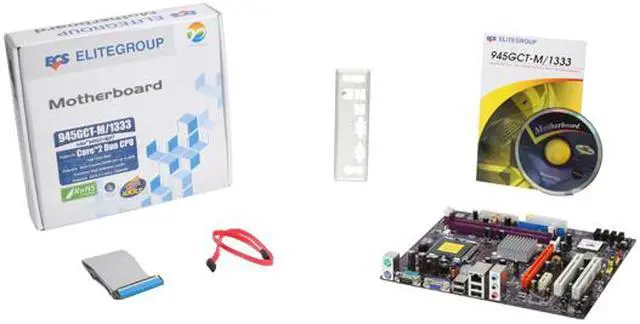 Alt view image 5 of 5 - ECS 945GCT-M/1333 (V3.0) LGA 775 Intel 945GC Micro ATX Intel Motherboard