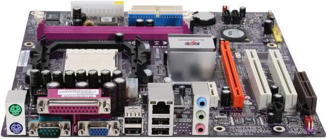 Alt view image 2 of 7 - ECS K8M890M-M (V1.0A) AM2 VIA K8M890 Micro ATX AMD Motherboard