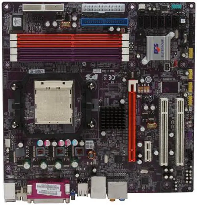 Alt view image 3 of 5 - ECS A780VM-M2 AM2+/AM2 AMD 780V Micro ATX AMD Motherboard