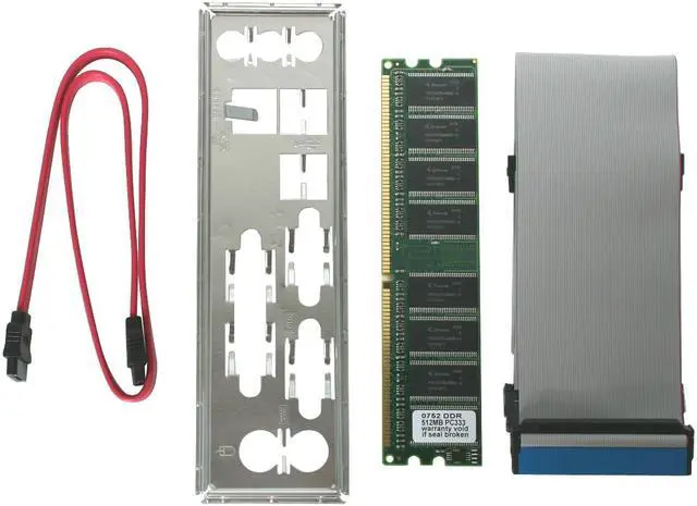 Alt view image 7 of 9 - ECS Goal3+Athlon64 3200 AMD Athlon64 3200+ 754 SiS 761 GX Micro ATX Motherboard/CPU/CPU Fan/Memory Combo