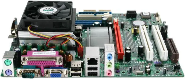 Alt view image 3 of 9 - ECS Goal3+Athlon64 3200 AMD Athlon64 3200+ 754 SiS 761 GX Micro ATX Motherboard/CPU/CPU Fan/Memory Combo