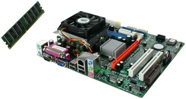 Main image of ECS Goal3+Athlon64 3200 AMD Athlon64 3200+ 754 SiS 761 GX Micro ATX Motherboard/CPU/CPU Fan/Memory Combo