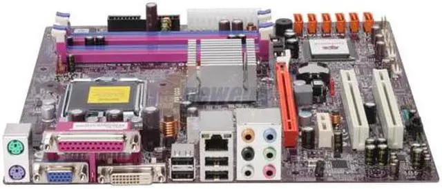 Alt view image 2 of 5 - ECS G45T-M2 LGA 775 Intel G45 Micro ATX Intel Motherboard
