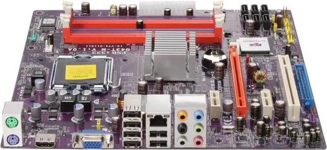 Alt view image 2 of 5 - ECS G43T-M LGA 775 Intel G43 HDMI Micro ATX Intel Motherboard