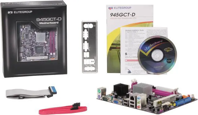 Alt view image 5 of 5 - ECS 945GCT-D Intel Atom FCBGA 437 Intel 945GC Mini-DTX 200x170mm Motherboard / CPU Combo