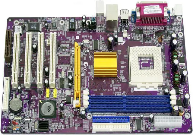 Alt view image 2 of 4 - ECS KT600-A 462(A) VIA KT600 ATX AMD Motherboard