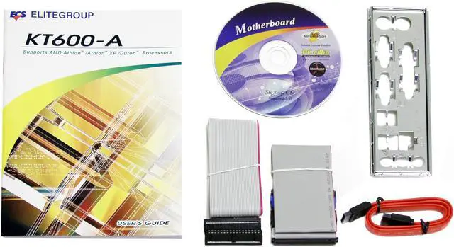 Alt view image 3 of 4 - ECS KT600-A 462(A) VIA KT600 ATX AMD Motherboard