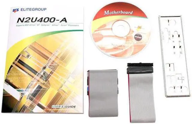 Alt view image 3 of 4 - ECS N2U400-A 462(A) NVIDIA nForce2 Ultra 400 ATX AMD Motherboard